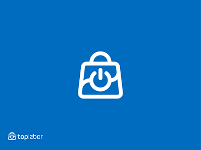 Top Izbor symbol redesign bag blue branding e commerce electronics eshop logo logodesign logodesigner mark products redesign shopping shopping bag symbol technology