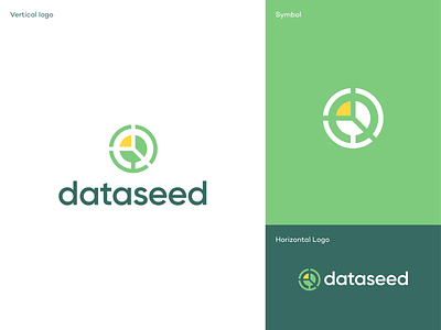 Dataseed logo ai analytics app branding dashboard data ecology environment esg logo logodesign logodesigner mark product seed startup sustainability symbol technology web app