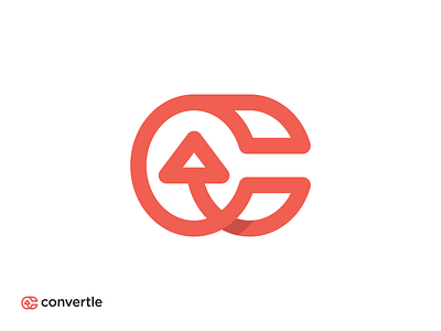 Convertle symbol app icon arrow audio branding converter files image logo logodesign logodesigner mark media modern online saas software logo symbol technology video web app