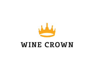 Wine Crown bottle crown logo logodesign logodesigner logotype luxury mark symbol wine