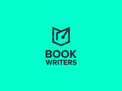 Book Writers book fountain pen logo logodesign logodesigner logotype mark pen press publishing symbol writing