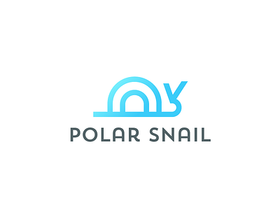 Polar Snail ice igloo logo logodesign logodesigner mark nature polar snail snow symbol