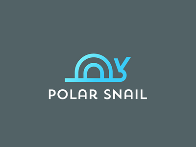 Polar Snail ice igloo logo logodesign logodesigner mark nature polar snail snow symbol