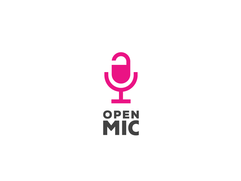 Open Mic Logo by Slavisa Dujkovic logo on Dribbble
