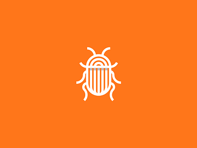 Bug Logo animal bug identity insect line logo logodesign logodesigner mark nature symbol