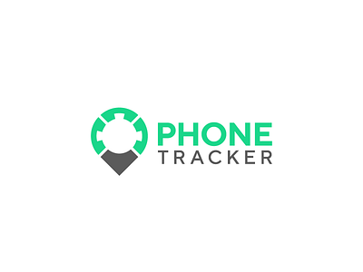 Phone Tracker Logo location logo logodesign logodesigner map mark phone pin tracker