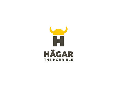 Hagar The Horrible helmet logo logodesign logodesigner mark symbol viking