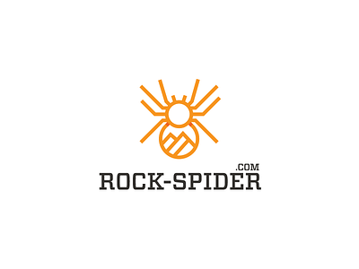 Rock Spider Logo 4x4 animal car mountain off road rock spider truck wheeler