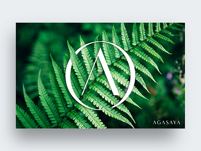 Agasaya branding clean logo natural organic simplicity skin care soft