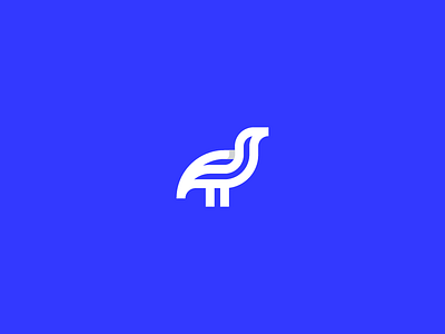 Bird 2 Logo animal bird line logo logodesign mark nature symbol