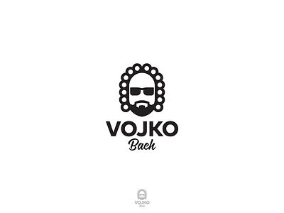 Vojko V Logo bach branding hip hop logo logodesign music rap vojko vojko v vojko vrucina