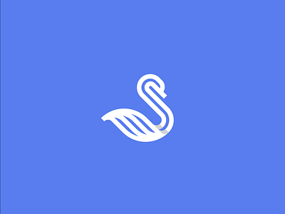 Swan Logo animal bird line logo logodesign nature swan symbol