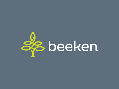 Beeken logo branding content copywriter freelancer logodesign manager mark nature