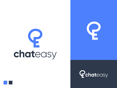 ChatEasy logo app icon app logo branding chat app easy logo logodesign logodesigner message software startup startup logo symbol