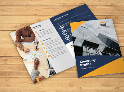 Company profile CV Megah Abadi branding company company profile design