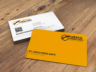 name card liesco corp branding branding company brochure design namecard stasionery