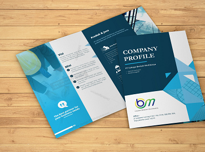 Company profile design for PT Cahaya berkah branding branding company brochure company profile design