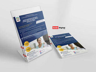 brosur miracle klinik branding brochure design poster