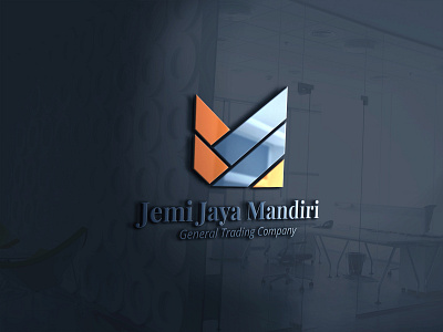 mockup logo corporation jemi jaya mandiri