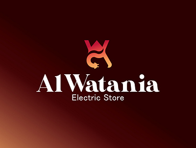 ALWATANIA design logo vector