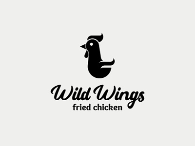 wild wings design logo vector