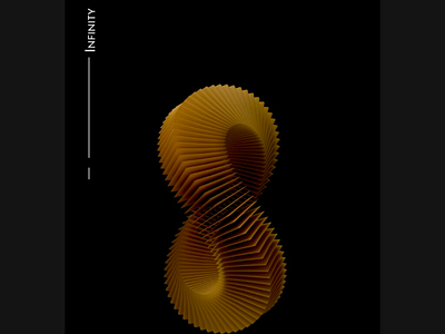 Infinite Twist 3d animation blender infinite infinity loop minimalism