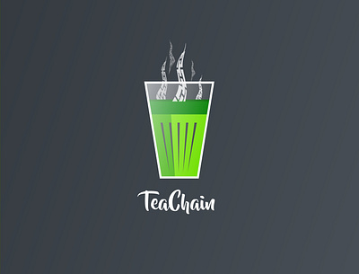 Concept Logo Design for TeaChain design illustrator logo