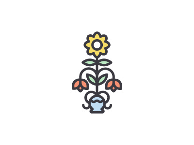 Simple Iceland flower ornament. design dress flower iceland icon logo minimal ornament traditional