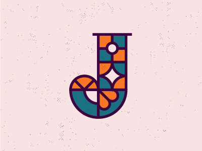 J 36 days of type icon illustration lettering line logo ornament type typography
