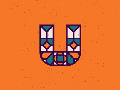 U 36 days of type icon illustration lettering line logo ornament type typography