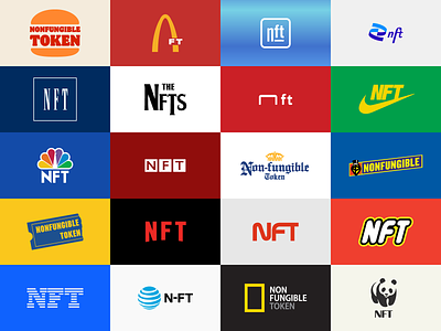 Famous NFT Logos, Part 01 by Derek Mohr on Dribbble