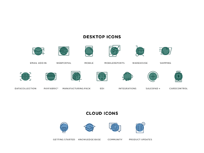 SalesPad Redesign 03 branding circle corporate derek mohr e icon design icons redesign small business software thin web development