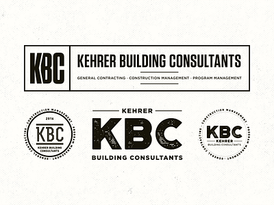 KBC: Kehrer Building Consultants architecture builders building construction consulting derek mohr home logo manufacture rejected work work in progress