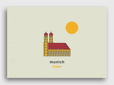 Munich, Germany american city derek mohr european germany gotham mockup munich oktoberfest poster traveler vacation