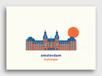 Amsterdam, The Netherlands american amsterdam city derek mohr european gotham holland mockup netherlands poster traveler vacation