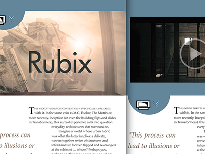 Full Rubix Utopia App app art direction desktop publishing graphic design icon icon design ios ipad layout typography ui ux