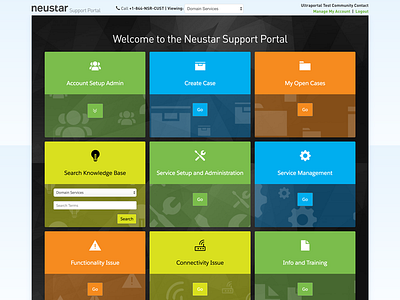 Neustar Card UI Layout - desktop cards grid responsive ui