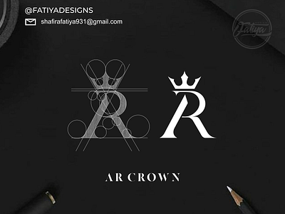 AR CROWN MONOGRAM LOGO