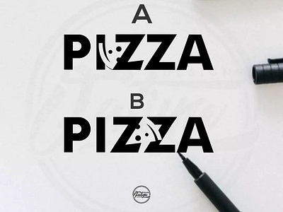 PIZZA LOGO agency artis branding delecius food icon illustration lettermark logo logodesign logos monogram logo pizza pizzalogo restauran simple vector