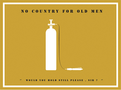 No Country For Old Men design graphicdesign graphics hollywood icon illustration illustrator javierbardem movie art movieposter movies vector vectorart