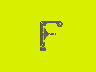 Letter F design graphicdesign graphics icon illustration illustrator typography vector
