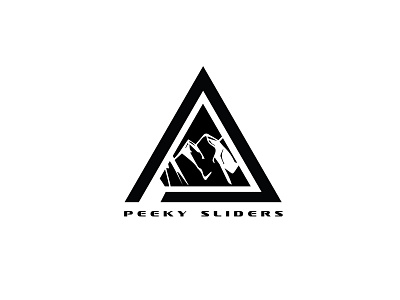 Peeky Sliders Mountain Equipment brand design branding dailylogochallenge graphicdesign graphics illustration illustrator logo logodesign vector