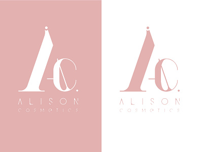 Alison Cosmetics brand design branding company logo dailylogochallenge design graphicdesign graphics illustration illustrator logo design