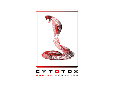 CytoTox Gaming Consoles Logo brand design company logo consoles gaming gaminglogo gradient graphicdesign graphics icon illustration illustrator lines linestyle linework logo snake logo snakes