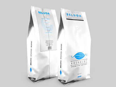 Kashalot Blupack Beluga brand design coffee graphicdesign graphics illustration illustrator mockup productdesign