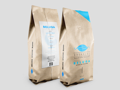 Kashalot Blupack Craft brand design branding coffee design graphicdesign graphics illustrator mockup product design