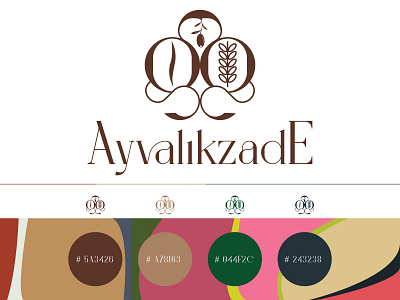 Ayvalikzade Logo Along With the Color Options