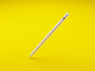  Pencil 3d apple pencil pencil render