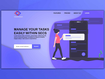 Home page Start up / Website app branding design homepage startup ui uidesign ux web