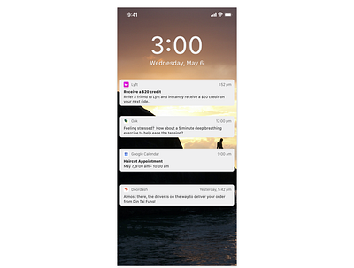 Daily UI (Day 49) dailyui dailyui049 notifications